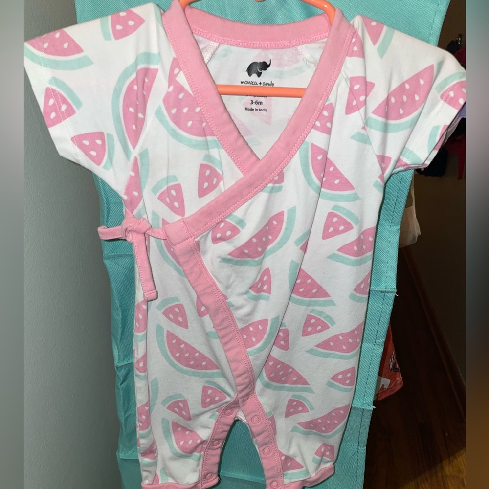 Monica & Andy Watermelon Kimono 3-6 months